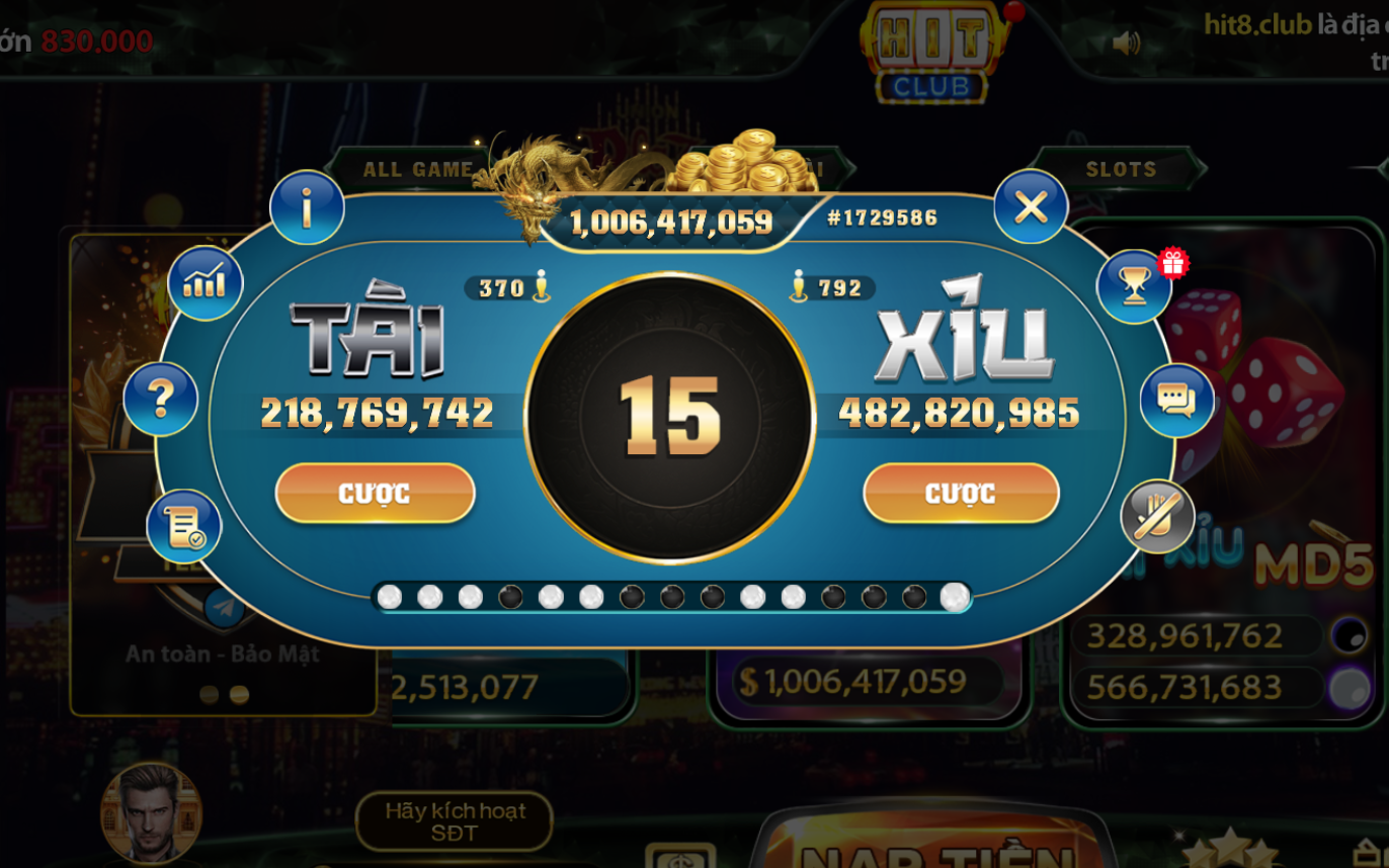 Giới Thiệu Trò Chơi Tài Xỉu Tại Hit Club